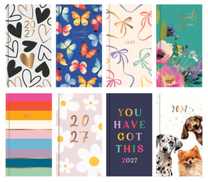 a collection of planners with one that says today is going to be a great day