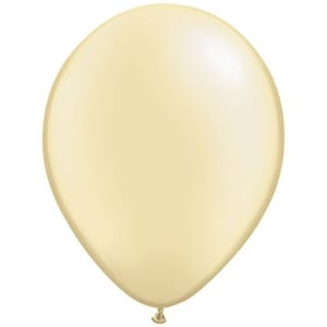 A white balloon is floating in the air against a white background.