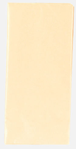 A piece of paper that looks like a piece of cheese.