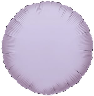 A purple circle-shaped balloon on a white background.